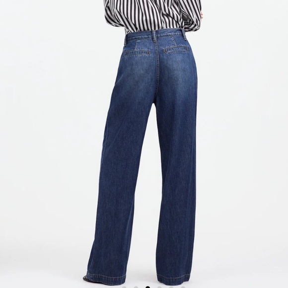 Madewell The Harlow Wide-Leg Jean: Airy Denim Edition - Picture 4 of 6
